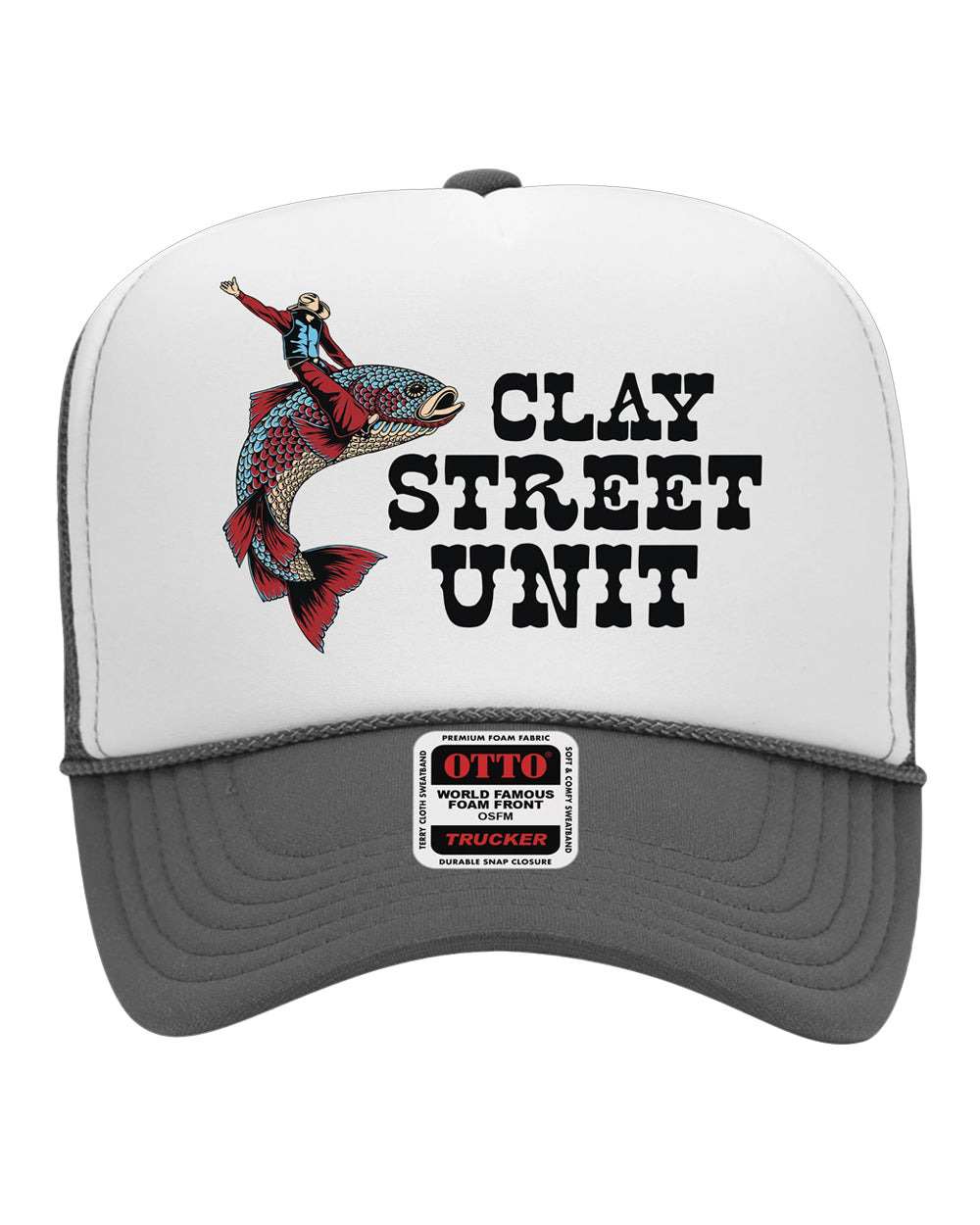 Clay Street Unit Trucker Hat - Charcoal