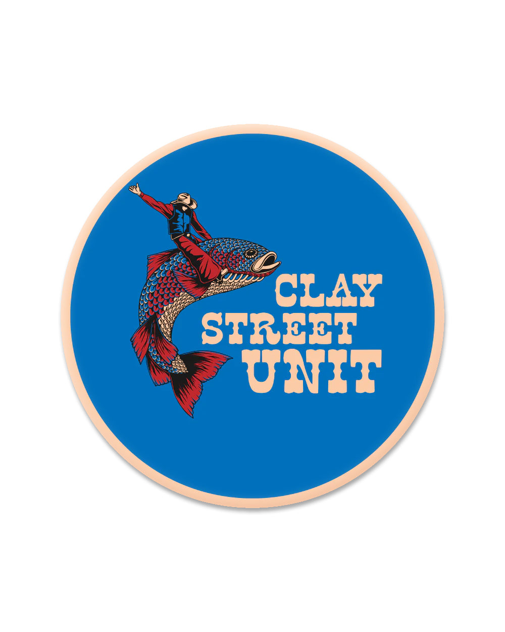 Clay Street Unit Sticker