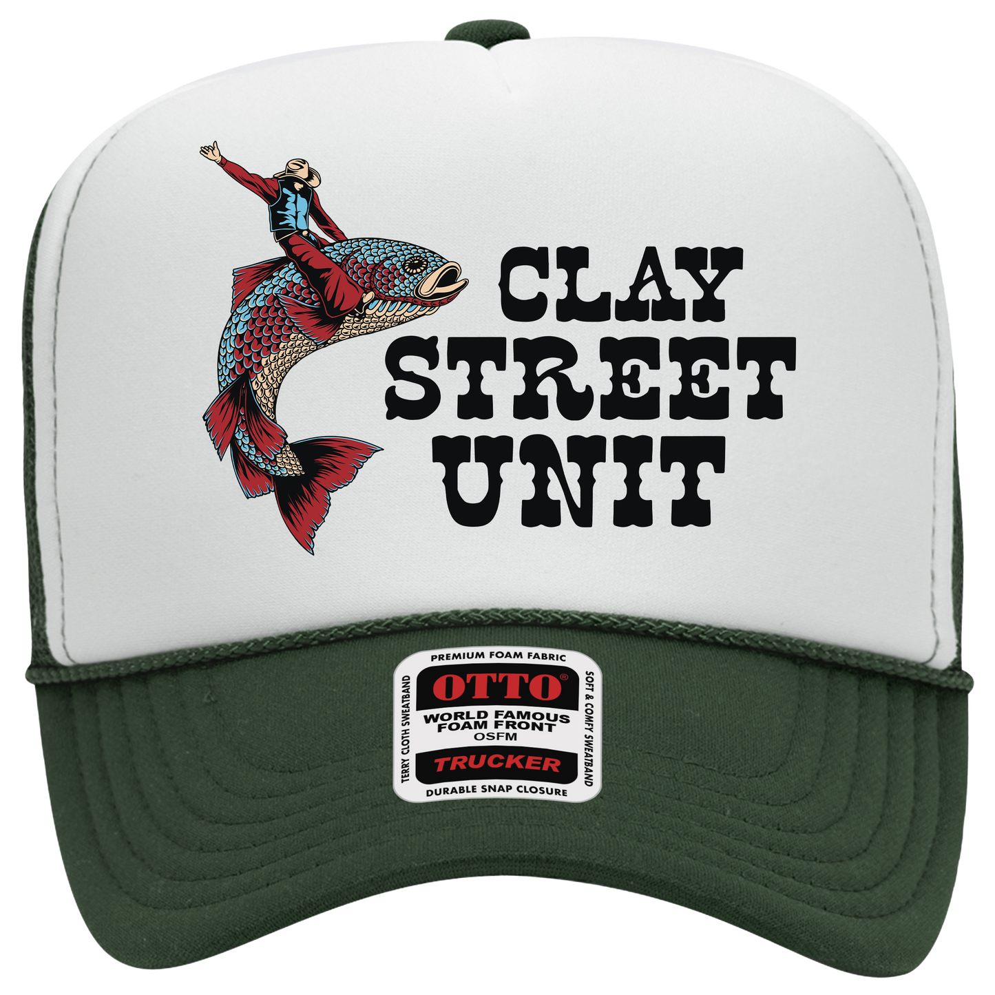 Clay Street Unit Trucker Hat - Green