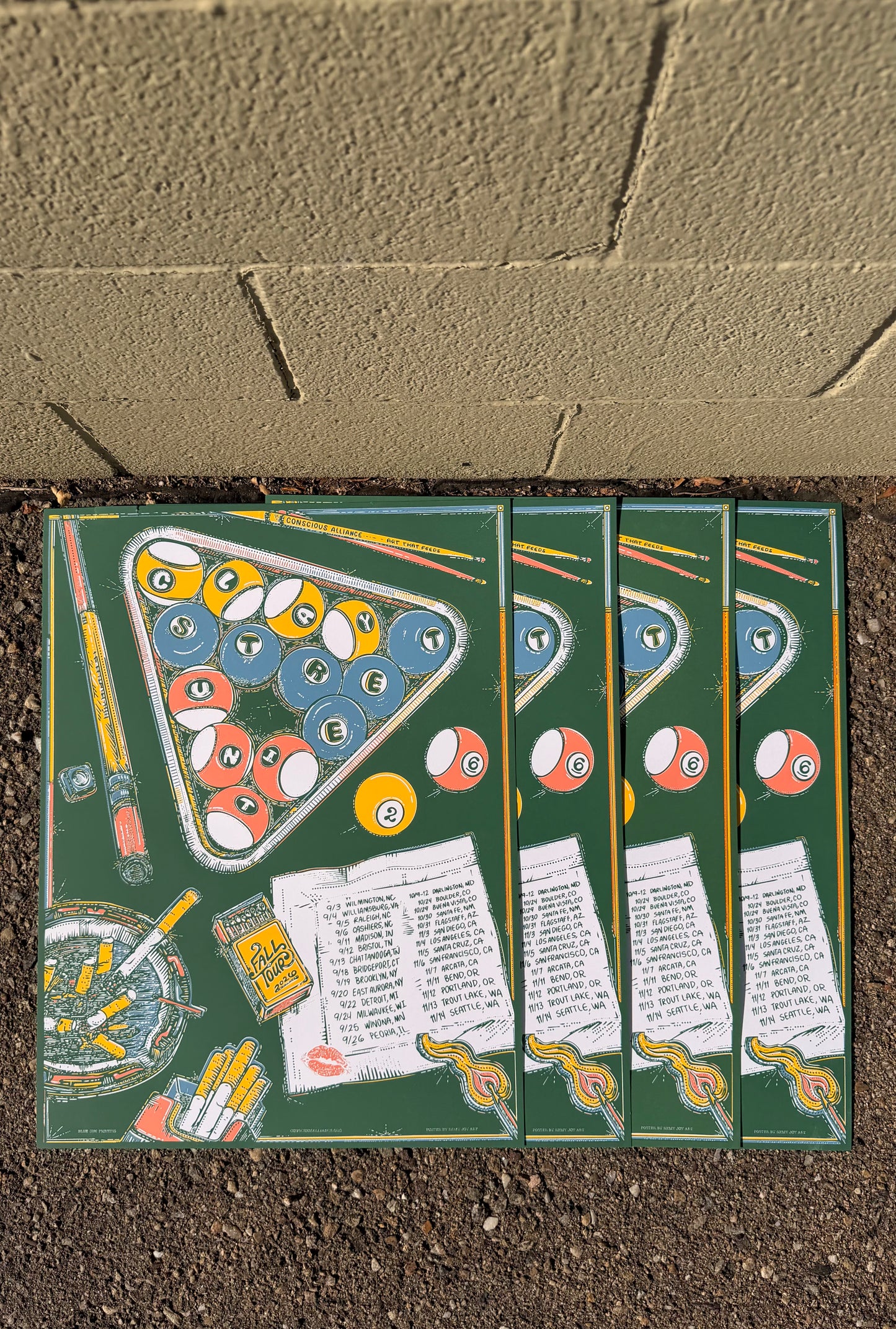 Clay Street Unit x Conscious Alliance Fall 2026 Tour Poster