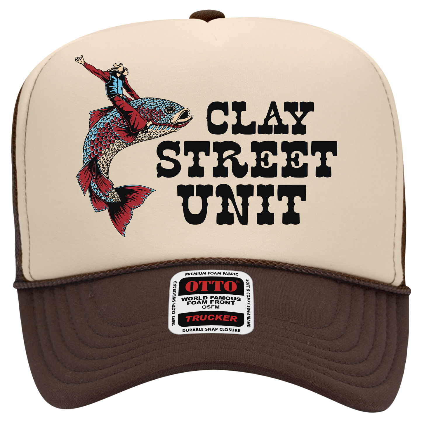 Clay Street Unit Trucker Hat - Brown