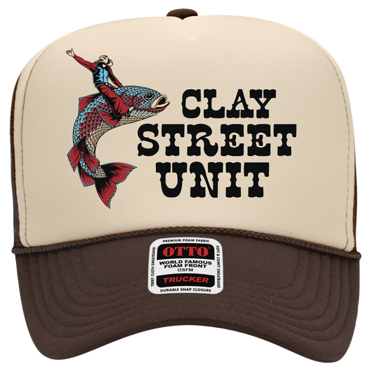 Clay Street Unit Trucker Hat - Brown