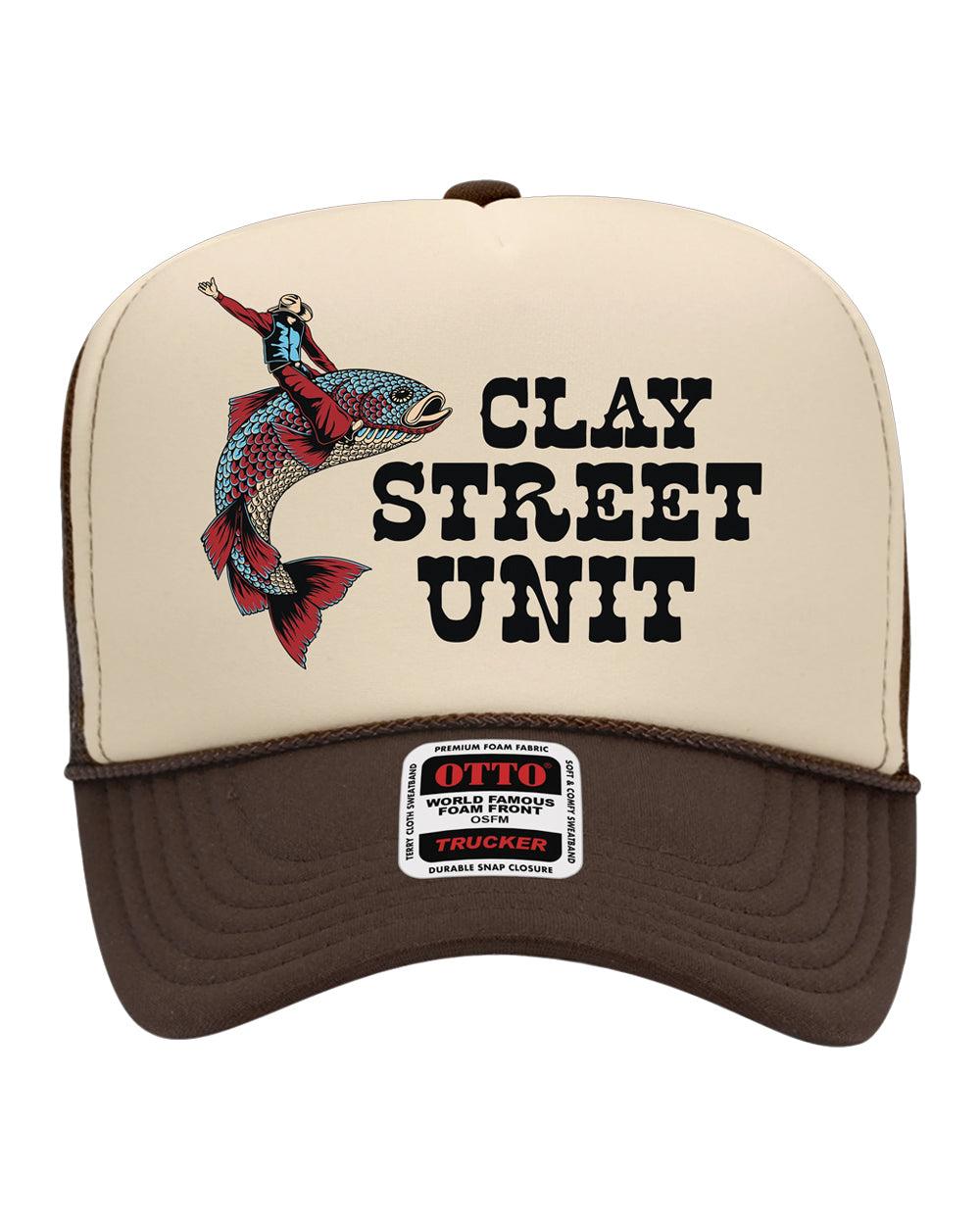 Clay Street Unit Trucker Hat - Brown