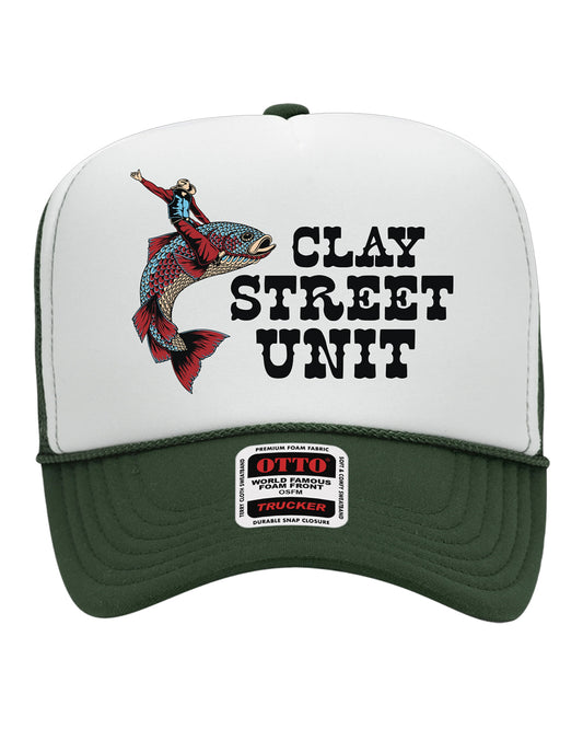 Clay Street Unit Trucker Hat - Green