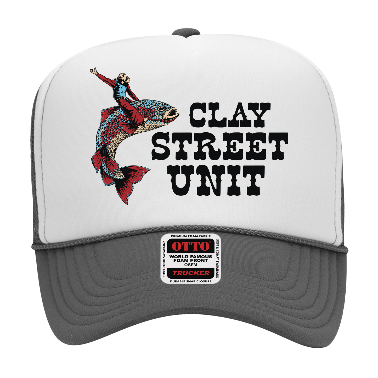 Clay Street Unit Trucker Hat - Charcoal