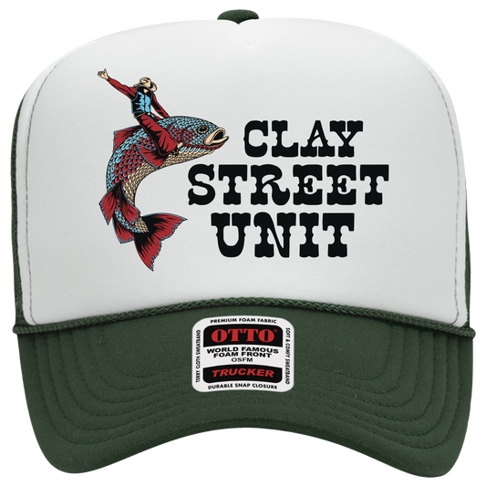 Clay Street Unit Trucker Hat - Green